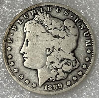 文馨钱币收藏第 303 场，【五一钱币荟，收藏盛宴】长期接代拍业务 1889 年美国摩根一元银元 S 版，美国旧金山铸造 26.7 克 900 银