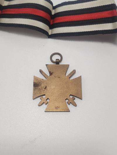 南水社第5次拍卖   德国一战兴登堡荣誉十字勋章 带绶带 带HKM厂标