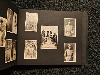 东亚欧洲主题杂货徽章勋章拍卖⑩ （五一大拍350+） 日军相册一本 大量军队照片 战马武器军舰东乡合影 200张左右 下（请勿在此出价）
