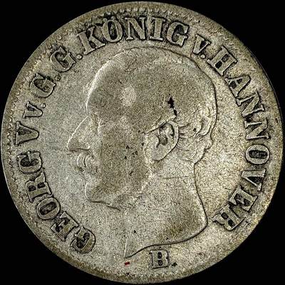 【雨安】【直播拍卖】【裸币套币-001期】 2026-04-24 周五 19:30 (金价1034, 银价18.00) [裸币德国] Germany 德国 德意志 汉诺威 1/12泰勒 1853年