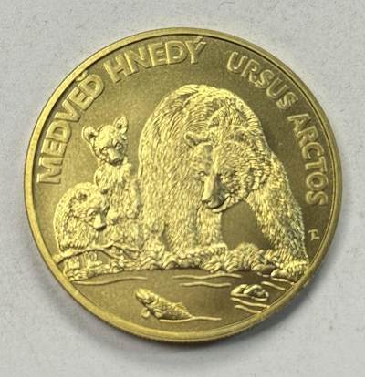 S&S Numismatic世界钱币-拍卖 第127期 - 斯洛伐克2023年 斯洛伐克的动植物群-棕熊 5欧元纪念币