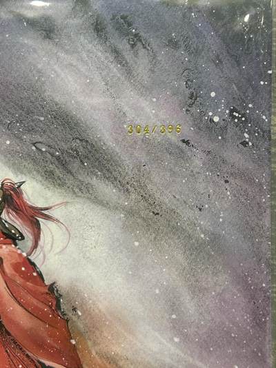 喜灰玩卡拍卖第八期，接拍品0佣金，欢迎送拍，释放现金流，让自己有资金可以购买更多喜欢的卡牌，让别的卡友能淘到更多心仪的卡牌 【A4限编】 百里 港漫水浒 夏伟义老师绘 林冲 A4大卡 限编 304/396编 折光粗闪