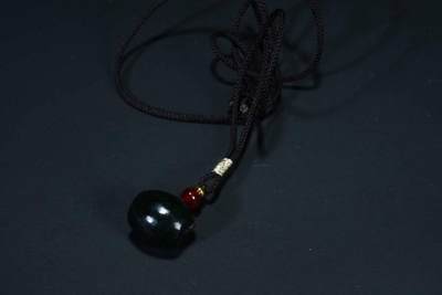 上海都达杂项专场103【全场包邮】  天然和田玉青玉路路通吊坠挂件71-263