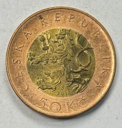 S&S Numismatic世界钱币-拍卖 第127期 捷克2012年 布拉格广场 50克朗双色币 获奖币同款