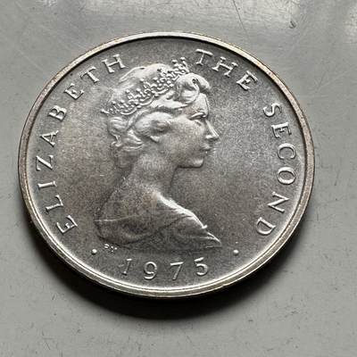 🌹外币初藏🌹🐯2026年第46场   每周二四六晚8️⃣点  世界硬币 苏联泰国纪念币 马恩岛 1975年 1/2便士 银币 2.1克-17.14毫米-92.5%银 发行量2万枚