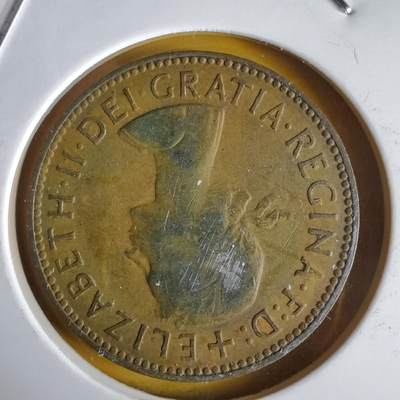 沼泽如烟--第1066场 英国1959年半便士