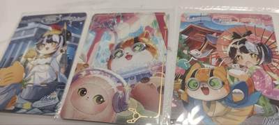 秋原瞳的小店第四十二期——踏青旅途的日子，来一场说走就走的旅行吧 - 卡游抽卡机活动卡一组3张