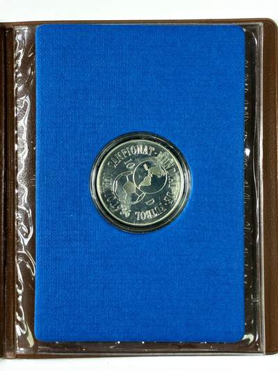 【雨安】【直播拍卖】【裸币套币-001期】 2026-04-24 周五 19:30 (金价1034, 银价18.00) [现代装帧] Andorra 安道尔 10第纳尔 1986年 墨西哥世界杯