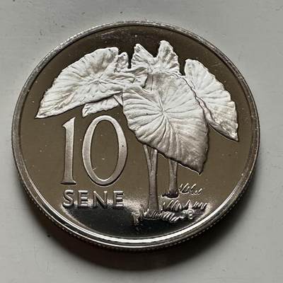 🌹外币初藏🌹🐯2026年第46场   每周二四六晚8️⃣点  世界硬币 苏联泰国纪念币 萨摩亚 1974年 10塞恩 精制银币 6.37克-23.6毫米-92.5%银 发行量5578枚（KM#15a）