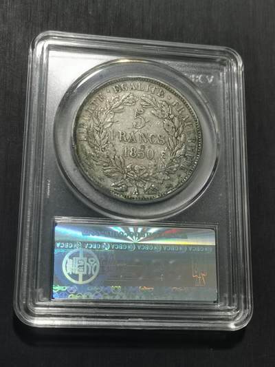 天下钱庄专场欢迎参拍 法国谷物女神5法郎银币