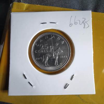 沼泽如烟--第1066场 加拿大1973年25分纪念币