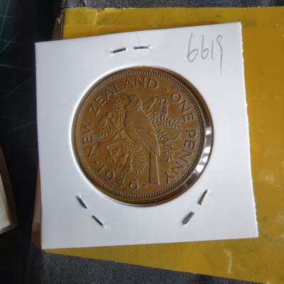 沼泽如烟--第1066场 新西兰1946年1便士