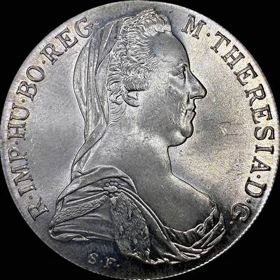 【雨安】【直播拍卖】【裸币套币-001期】 2026-04-24 周五 19:30 (金价1034, 银价18.00) [裸币各国] Austria 奥地利 1泰勒 大奶妈