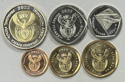 S&S Numismatic世界钱币-拍卖 第127期 南非2024-2025年6枚套币 含1枚双色高值币