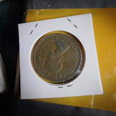 沼泽如烟--第1066场 新西兰1954年1便士