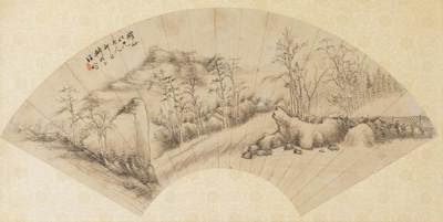 碧月说宝.国有文物商店书画专场（七） 汪昉 秋山隐居图