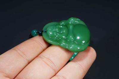 上海都达杂项专场103【全场包邮】  琉璃佛公挂件71-284