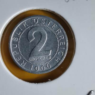 沼泽如烟--第1066场 奥地利1966年2格罗申