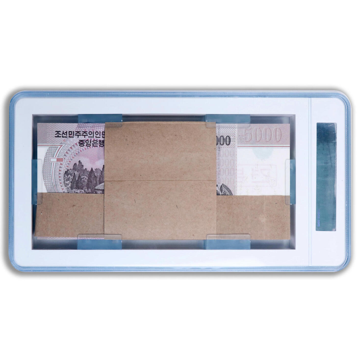 2008年朝鲜-第五版纸币5000元票样整刀100张公博评级GBCA 67