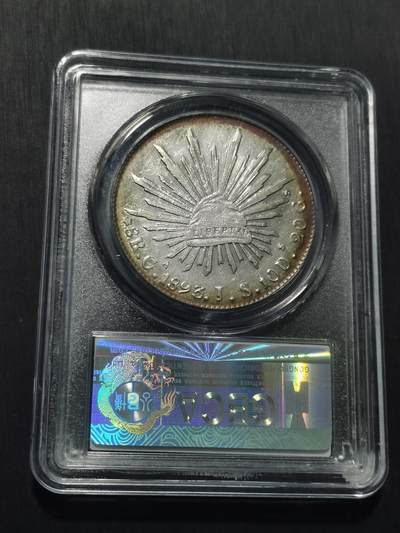 天下钱庄专场欢迎参拍 公博评级AU58墨西哥鹰洋