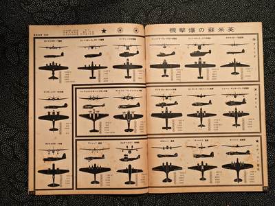 东亚欧洲主题杂货徽章勋章拍卖⑩ （五一大拍350+） 内阁情报部所发 写真周报 防空特辑（日本本土被炸出的特辑 介绍了各种防空知识和盟军轰炸机科普 极其少见罕见的一期）
