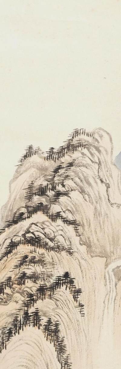 碧月说宝.国有文物商店书画专场（七） 冯超然 深山古寺