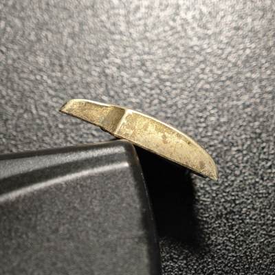 【德藏】世界币章拍卖第171期（拍品征集中~欢迎藏友联系） 德国魏玛时期钢盔团帽徽胸章 直径约：28mm×15.8mm；重约：1.5g