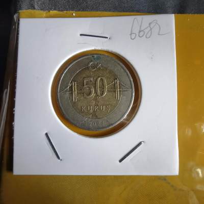 沼泽如烟--第1066场 土耳其2021年50库鲁