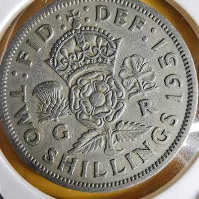 沼泽如烟--第1066场 英国1951年2先令