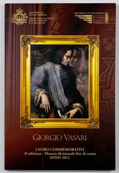 【雨安】【直播拍卖】【裸币套币-001期】 2026-04-24 周五 19:30 (金价1034, 银价18.00) [现代装帧] San Marino 欧元 圣马力诺 2欧元 2011年 诺瓦萨利诞辰500周年