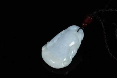 上海都达杂项专场103【全场包邮】  天然冰糯种翡翠（A货）精雕《福禄双全》挂件71-272