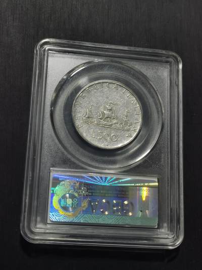 天下钱庄专场欢迎参拍 意大利少女500里拉银币