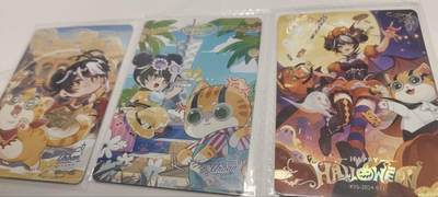 秋原瞳的小店第四十二期——踏青旅途的日子，来一场说走就走的旅行吧 - 卡游抽卡机活动卡一组3张