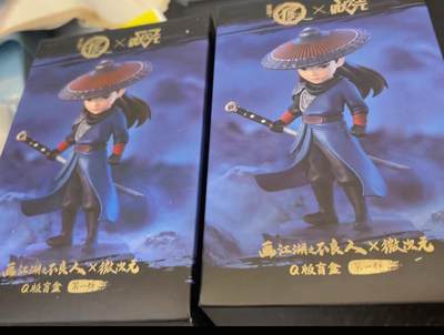 麦趣喜第七场   (4月25号周六晚上22点截拍，专注买家市场，福利拉满)  【4盒】画江湖之不良人×微次元Q版盲盒 全新未拆