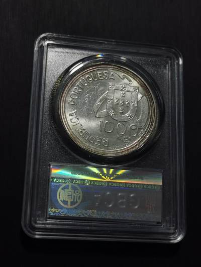 天下钱庄专场欢迎参拍 葡萄牙1000埃斯库多银币