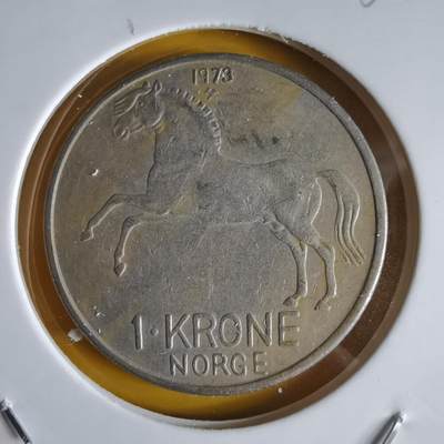 沼泽如烟--第1066场 挪威1973年1克朗