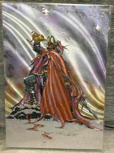 喜灰玩卡拍卖第八期，接拍品0佣金，欢迎送拍，释放现金流，让自己有资金可以购买更多喜欢的卡牌，让别的卡友能淘到更多心仪的卡牌 【A4限编】 百里 港漫水浒 夏伟义老师绘 林冲 A4大卡 限编 304/396编 折光粗闪