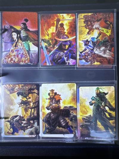 NO.31 好又多金牌大场，期期夯爆，每周必拍！要啥有啥，一站式配齐，方便凑单！（周6晚9点截拍，卖家送拍0抽成！） 【套卡+卡册】人文 长野刚 英雄志 历史人物折光闪卡+历史人物群像彩闪 共71张 送收藏卡册