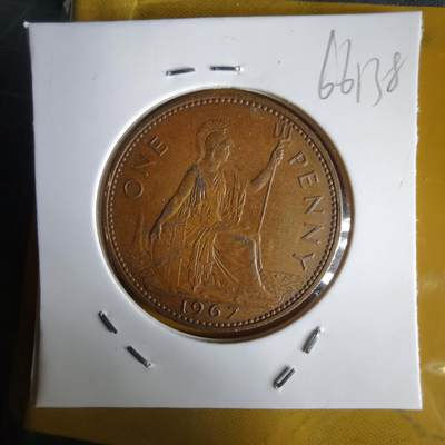 沼泽如烟--第1066场 英国1967年1便士