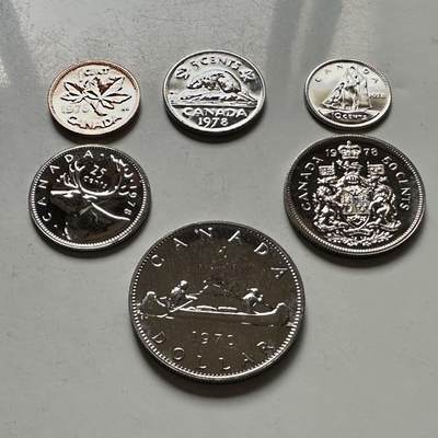 🌹外币初藏🌹🐯2026年第46场   每周二四六晚8️⃣点  世界硬币 苏联泰国纪念币 加拿大1978年六枚套 PL类精制
