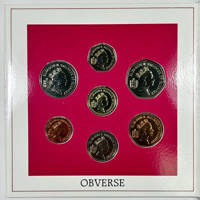 【雨安】【直播拍卖】【裸币套币-001期】 2026-04-24 周五 19:30 (金价1034, 银价18.00) [现代套币] Guernsey 根西 套币 1986年