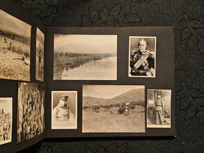 东亚欧洲主题杂货徽章勋章拍卖⑩ （五一大拍350+） 日军相册一本 大量军队照片 战马武器军舰东乡合影 大约200张 （此处出价）