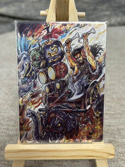 喜灰玩卡拍卖第八期，接拍品0佣金，欢迎送拍，释放现金流，让自己有资金可以购买更多喜欢的卡牌，让别的卡友能淘到更多心仪的卡牌 卡德曼 卡有江湖联名卡 不二猿老师 绘  轩辕黄帝 折光