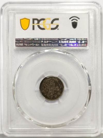 博洋堂“生趣盎然”4月精品专场暨第169期（全场包邮） PCGS VF30 丙午年吉林省造光绪五分银币 原味满黑彩包浆，味道在吉林毫子中堪称佼佼者。吉林辅币中最罕见的面值，出分比主币还少。今年年初华夏类似状态的25分含佣金2486元成交