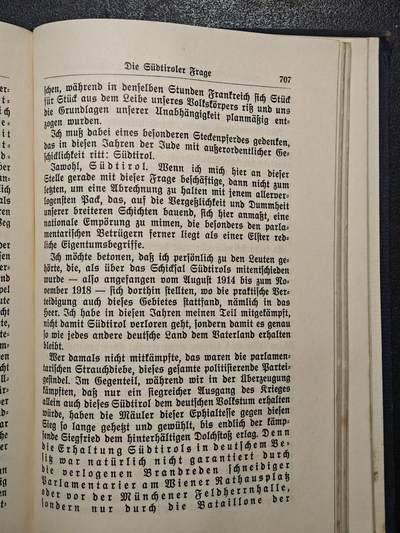 【德藏】世界币章拍卖第171期（拍品征集中~欢迎藏友联系） 75新 德国民族社会主义工人党党首自传 *的奋斗 硬壳精装 全书约892页