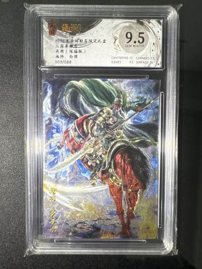 NO.31 好又多金牌大场，期期夯爆，每周必拍！要啥有啥，一站式配齐，方便凑单！（周6晚9点截拍，卖家送拍0抽成！） 【3/88编】玄卡阁 三国 白羽-关羽 粗闪 9.5G/P