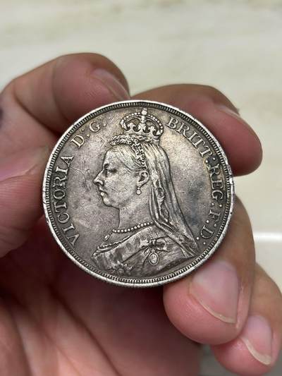 大畅畅的钱币铺 1887年高冠马剑银币