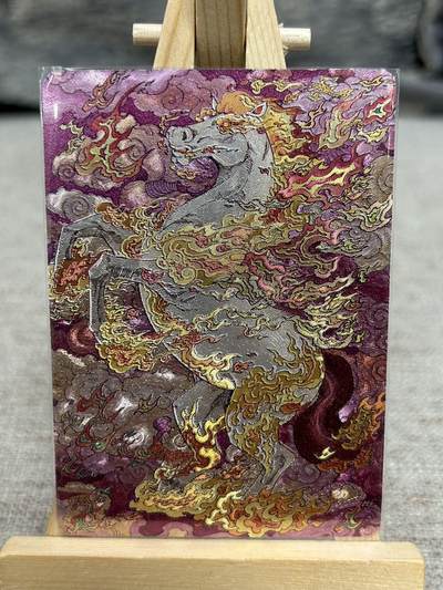 喜灰玩卡拍卖第八期，接拍品0佣金，欢迎送拍，释放现金流，让自己有资金可以购买更多喜欢的卡牌，让别的卡友能淘到更多心仪的卡牌 同好会 三周年纪念卡 小安 老肥羊老师绘  折光粗闪