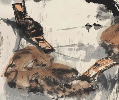 碧月说宝.国有文物商店书画专场（七） 王维宝 渔居图