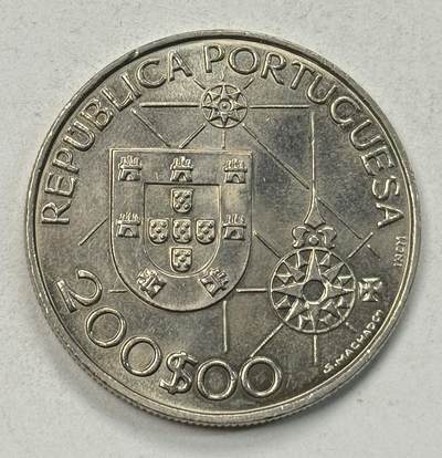 S&S Numismatic世界钱币-拍卖 第127期 葡萄牙1992年 葡萄牙的发现（向西航行）新世界-美洲 200埃斯库多纪念币